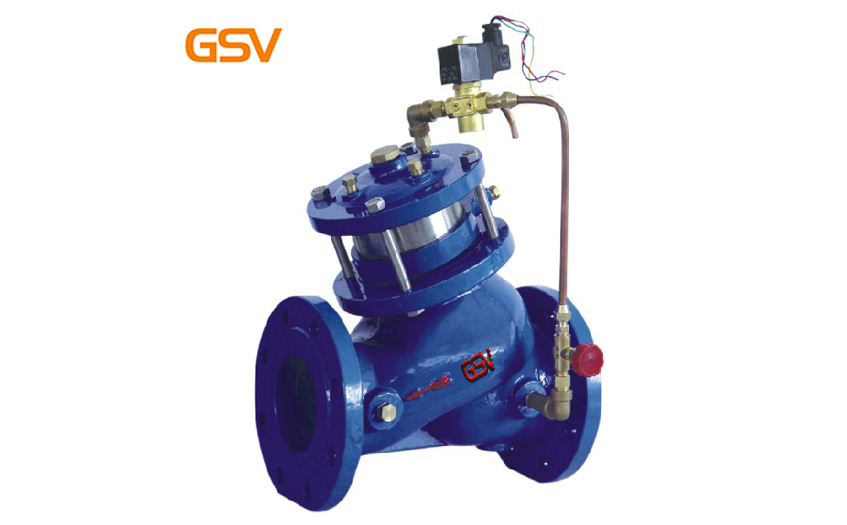Piston type electric remote control valve