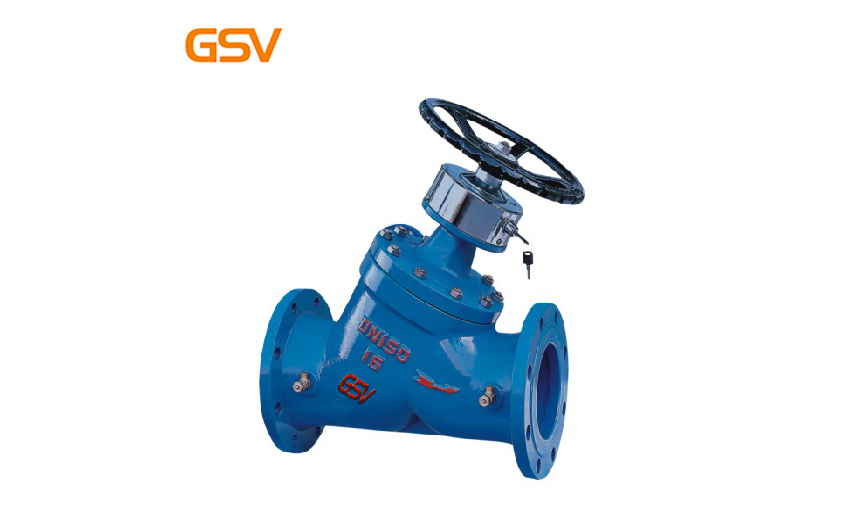 Digital lock type balance valve